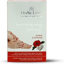 Vedicline Hand & Foot Spa Therapy With Rose & Jasmine Extract Monodose kit Repair Cracked & Dry Heels,Cuticles For Nourished Skin, 92ml-image-96