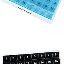 Enakshi® 2x Monthly Pill Organizer 31 Day for Travel Supplements Vitamins Medications|Health & Beauty | Health Care | Pill Boxes, Pill Cases-image-53