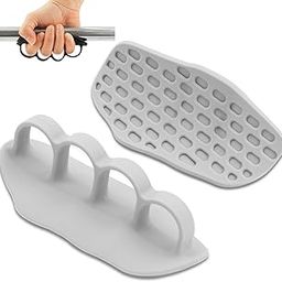 Proberos® 1 Pair Weight Lifting Grips with Non-Skid Rubber Pads & 4 Finger Loops, Anti-Slip Palm Protectors for Deadlifts, Pull-Ups, Rows, Gym Hand Grip Strengtheners, Universal Fit for Men & Women-11