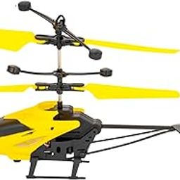 BRIJBAZAAR Remote Control Helicopter Outdoor and Indoor Flying with Electronic Radio RC Remote Control Toy | Charging with 3D Light & Safety Sensor for Kids (Multi Color)-image-3