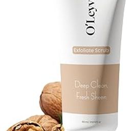 O’Leyviya Natural Exfoliating Face & Body Scrub – Glow Boost Scrub with Walnut, Aloe Vera & Vitamin E | Dead Skin Removal, Blackhead Cleanser, De-tan | For Smooth, Radiant Skin | 100ml-14