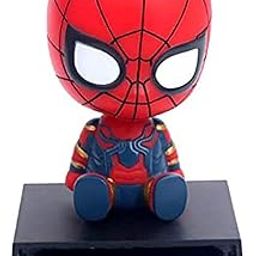 Bobblehead Avengers Action Comics Character Head Phone Holder Bracket Car Decoration Office Desk & Study Table Model Toys (Spiderman Bobblehead)-image-25