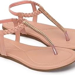 Naitik Women's Synthetic Kolhapuri Stylish Casual T-Strap Flat Sandals, Chappals for Party & Occasions 3 to 8 Sizes-image-66