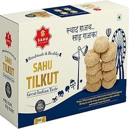 SAHU GAJAK BHANDAR Organic Tilkut Gazak - 500g | Authentic Gur Tilkut | Pure Jaggery Snack | Crunchy Gajjak Sweets | No Preservatives-image-14