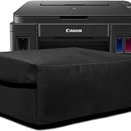 Dust Proof Printer Cover for Canon Pixma G3012 / G3010 / G2012 (Black)-14