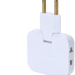 Fayby Portable Foldable EU Plug Converter | 3 in 1 Multi-Plug Outlet Extender | Slim Wireless Adapter with 180 Degree Rotatable Plug Design for Travel Home Office | Lightweight Compact Plug (1 Pcs)-13