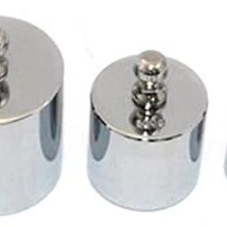 MUCKLILY 3pcs 50g Steel Calibration Weight Set for Accurate Digital Scale for Milligram Scale Jewelry Gram-14