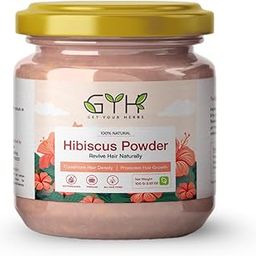 Get Your Herbs 100% Natural Hibiscus Powder for Hair Growth, Prevents Premature Greying, 100g-image-2