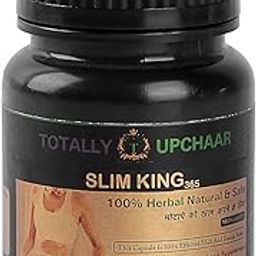Totally Upchaar Slim King Capsule – Ayurvedic Weight Loss & Fat Burner with Garcinia, Green Tea, Guggul & Metabolism Support – 60 Capsules-30