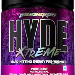 PRO SUPPS Prosupps Hyde Xtreme Pre Workout 195Gm | 30 Servings | (Pixie Dust), Powder-picture-23