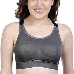 Women Sports Bra for Gym, Running with Removable Pads (Pack of 1)-picture-19