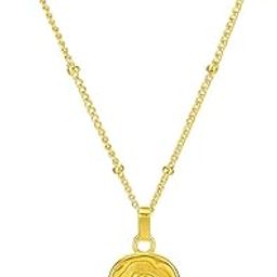 Gold Plated Anti-Tarnish Rose Pendant for Women | Romantic Floral Design | Lightweight, Skin-Friendly Jewelry-image-50