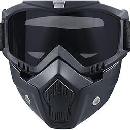 RADIANT Face Mask for Bikers in Riding UV Protected Full Face Mask Balaclava for Men Black Mask for Bike Riding & Cycling, Full Face Helmet Mask for Men (Goggle Glass (Pack of 1))-20