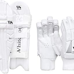 WHITEDOT SPORTS Whitedot Dot 2.1 Combo Cricket Batting Pad With 2.1 Cricket Batting Gloves,Idol For Youth/Medium,Right Hand-image-58