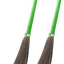 BBT Broom Traditional Phool Jhadu | Natural Grass Broom Stick for Home Cleaning | Anti-Dust Eco-Friendly Jhadu with Long Handle | Lightweight & Durable (XXL)-image-111
