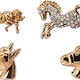 Set of 4 Horse Lapel Pin-20