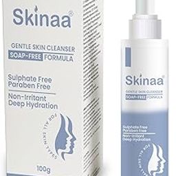 Skinaa Gentle Skin Cleanser, Soap-Free Formula, Sulphate & Paraben Free, 100g-image-70