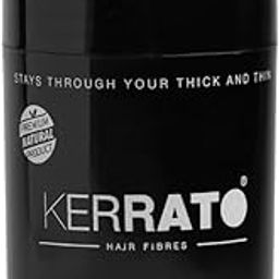 KERRATO HAIR FIBRES For Thinning Hair (Natural Black) Natural - Conceals Hair Loss Instantly - Natural Hair Thickener & Fibers For Thin Hair For Unisex, 11.5 Grams-image-81