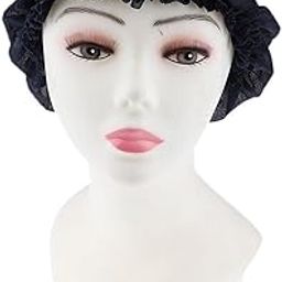 Portable Vintage Retro Royal Court/Nobility Style Lace Sleep Caps Navy Blue | Bath Sets & Kits | Bath & Body-image-3
