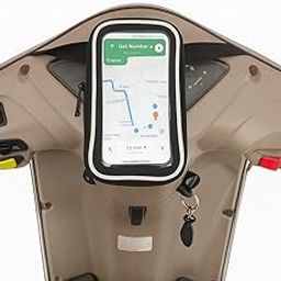 NISHI Mobile Holder for Scooty - Scooty Accessories, Activa,Jupiter Mobile Holder for Scooter, Compatible with All Scooters, Water Resistant Mobile Pouch (White)-image-94