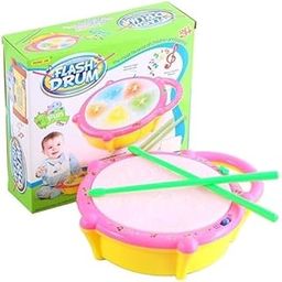 SF Live Flash Drum Set with Music, Touch, Flash, Visual 3D Lights and 3 Game Modes for Kids-picture-5