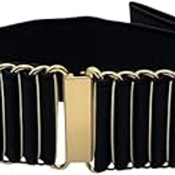 Women's Retro Stretchy Metal Buckle Adjustable Stylish Design Waist Belts For Women Saree, Western Dress, Long Gown, Traditional Dresses-image-58