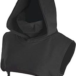 Fashion Fake Collar High Hood Sweater Jacket Hat Dickey Autumn Winter Black-image-79