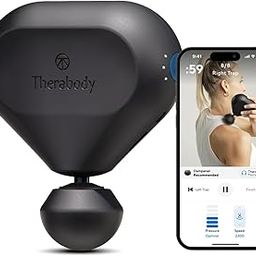 Theragun Mini 2.0 - Handheld Electric Massage Gun - Compact Deep Tissue Treatment for any Athlete On The Go - Portable Percussion Massager with QuietForce Technology & 3 Foam Attachments (Black)-image-19