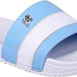 Mens Comfort Sliders Black, Grey, Sky Blue, White Boys Flip-Flops-image-90
