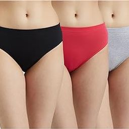 Blend Brief Classic Solid Hipster Antibacterial Cotton Stretch | Underwear | Panties for Women Daily Use | Concealed Waistband |Combo Pack (Set of 3)-image-26