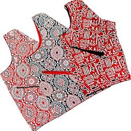 Floral Print Cotton Blouse for Women | Round Neck with Short Sleeves | Lightweight & Stylish | Ideal for Summer Casuals, Workwear & Comfortable Daily Outfit-image-13