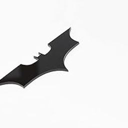 The Logo Man Acrylic Batman 3D Car Bike Sticker, 5.11 x 1.96 x 0.19 Inches, Black-3