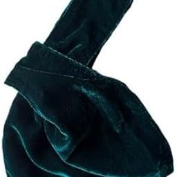 Wristlet Handbag Sleeve Knot Pouch | Wrist Handbag for Women | Luxurious Velvet Texture Small Purse Cute Tote Bag For Shopping, Dating, Travel-image-1