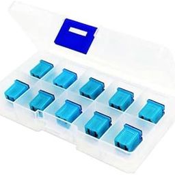 THE STYLE SUTRA 2x 10pcs Car Auto F2822-Z Standard Female Push In Cartridge Fuses 20AMP 32V | Parts & Accessories | Car Electronics | Installation Products-17