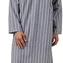fabindia Men's Cotton Striped Relaxed Kurta-picture-42