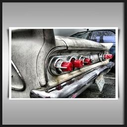 CLASSIC AMERICAN CAR IN 280GSM ARTIST QUALITY 90X60CMS A1 SATƒN PAPER-16