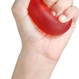 Life Care Silicon Gel Exercise Ball for Hand, Grip Muscle Strengthening,Stress Relief, Arthritis, Finger, Wrist, Carpal Tunnel & Pain Relief | Color-Medium-Red |finger exerciser | (Washing instruction :- Hand wash with mild soap, soak the water with a soft cloth, apply talcum powder and then use ) | Size-Universal-image-42