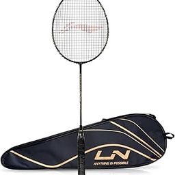 Li-Ning G - Force Superlite Max 10 Carbon Fibre Badminton Racket with Full Racket Cover | ltralite Carbon, Nano Power Frame & Precision Control Tech | 80 Grams | Maximum String Tension - 28lbs-image-63