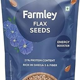 Farmley Premium Flax Seeds, Alsi Seeds - 200 grams I Rich in Fiber & Omega -3-image-28