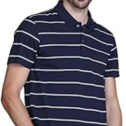 Half Sleeve Polo T-Shirt for Men with Pocket || Stripe Collar and Pocket T-Shirt for Men Half Sleeves-image-92
