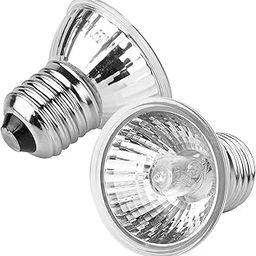 2PCS Reptile Turtle Heating UV Light Bulb, Fish Tank Pet Turtle UV Lamp Bulb, Turtle Tank Heating Bulb, Heat UV Light for Turtle (Set of 2 UV Lamp Bulbs, 50 Watt)-picture-5