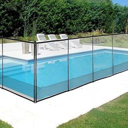 Happybuy Pool Fence, 4FTx 72FT DIY Pool Fences for Inground Pools, Removable Child Safety Pool Fencing, Swimming Pool Fence in Ground for Kids Safety, Black Pool Mesh to Protect Kids-image-94