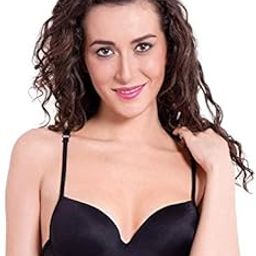 Women's T-Shirt Padded Underwired Push Up Bra Polycotton-image-23