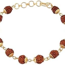 Rudraksha Bracelet Rakhi, Traditional Spiritual Wrist Band-image-39