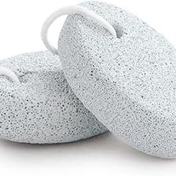 Footvital Lava Pumice Stone for Feet | Natural Foot Callus Remover for Soft, Smooth Skin | Pedicure Spa Tool with Hanging Rope | Multicolor (Pack of 2)-image-39