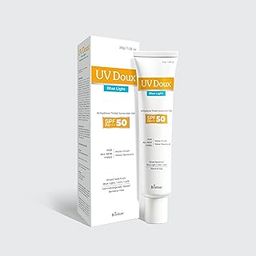 Brinton UV Doux Blue Light Sunscreen Protection Gel SPF 50 PA+++ UVA/UVB for Men & Women | Matte Finish & Water Resistant | For All Skin Types, 30g-29