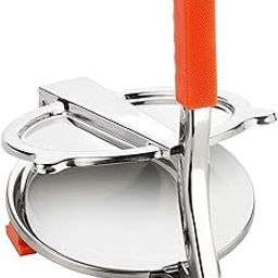 Manual Stainless Steel Puri Maker Press Machine with Fitted Handle for Press-image-66