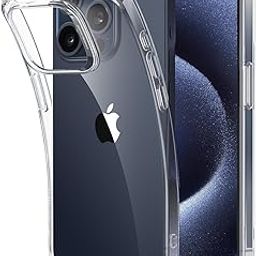 Case for iPhone 15 Pro Silicone Case Clear Transparent Shockproof Scratch Resistant Protective Phone Soft Silicone Slim Cover for iPhone 15 Pro (Transparent)-image-88