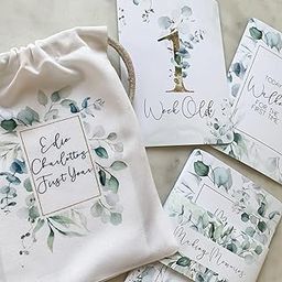 Baby Milestone Cards, Eucalyptus Milestone Cards, Newborn Gift Set, Monthly Picture Cards, Boy Girl Photography Props, New Baby Gift, Announcement Hello World Sign, Baby Shower-image-13