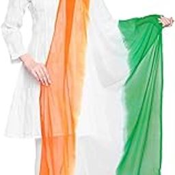 Tri Colour Chiffon Dupatta-29